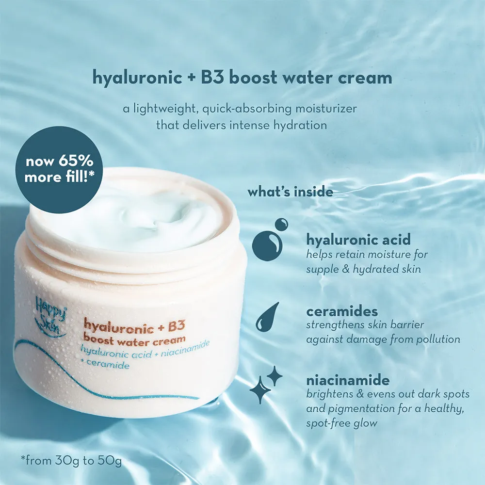 Happy Skin Hyaluronic Hydrate & Glow Duo coffret gel + crème hydratant