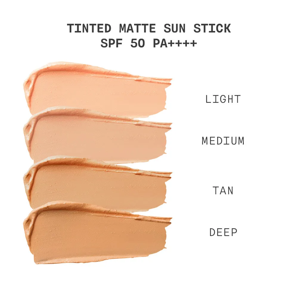 Happy Skin David Stick solaire teinté mat SPF50 Medium