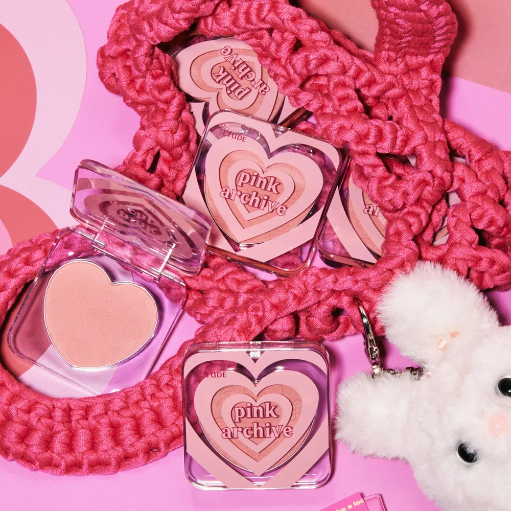 ETUDE Heart Flutter Blusher blush Pinkarchive 4g rose