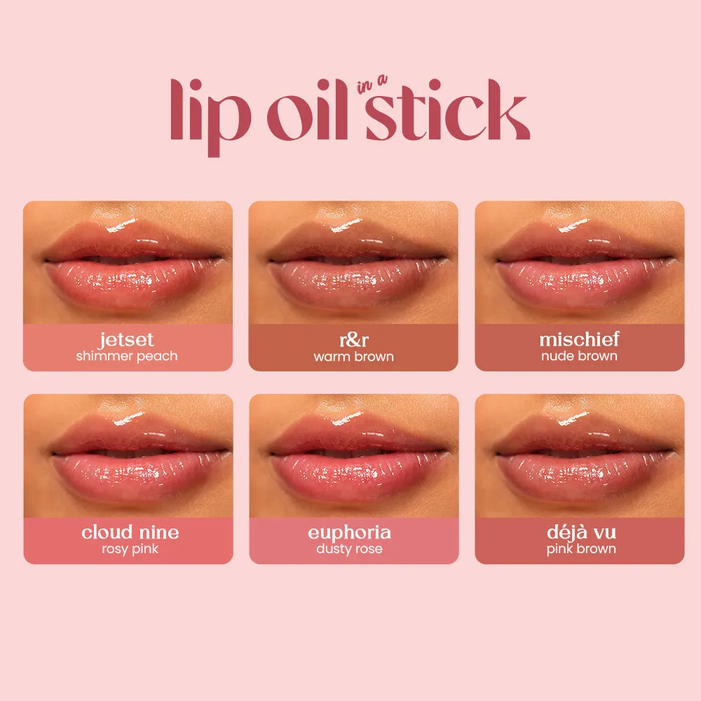 Happy Skin Lip Oil Stick Euphoria huile teintée 24h