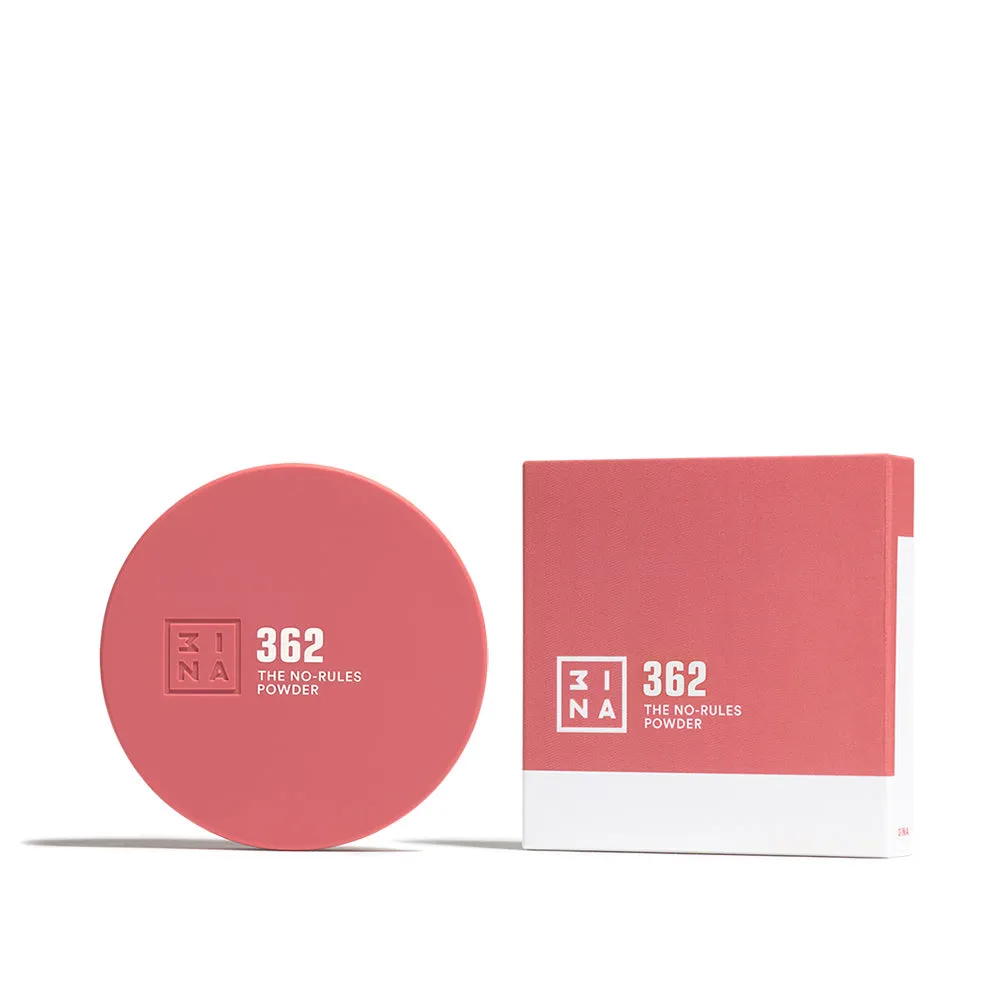 3INA The No-Rules Powder 362 Blush 3-en-1 sans talc