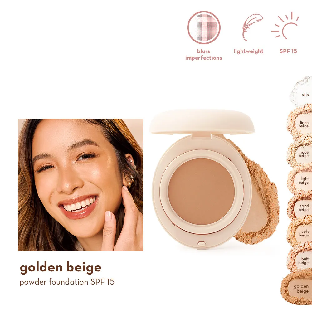 Happy Skin Off Duty Powder fond de teint poudre Skin mat