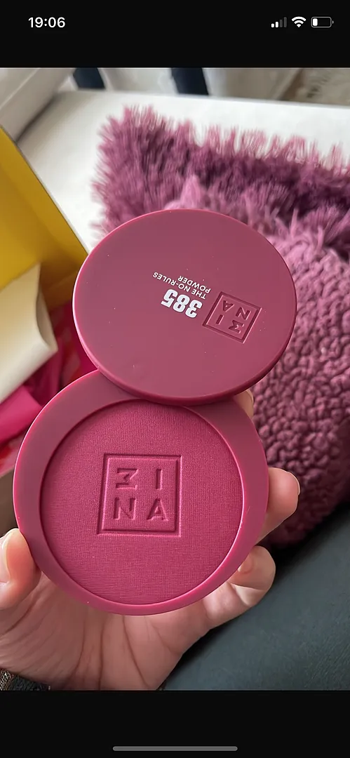 3INA The No-Rules Powder 210 Blush 3-en-1 sans talc
