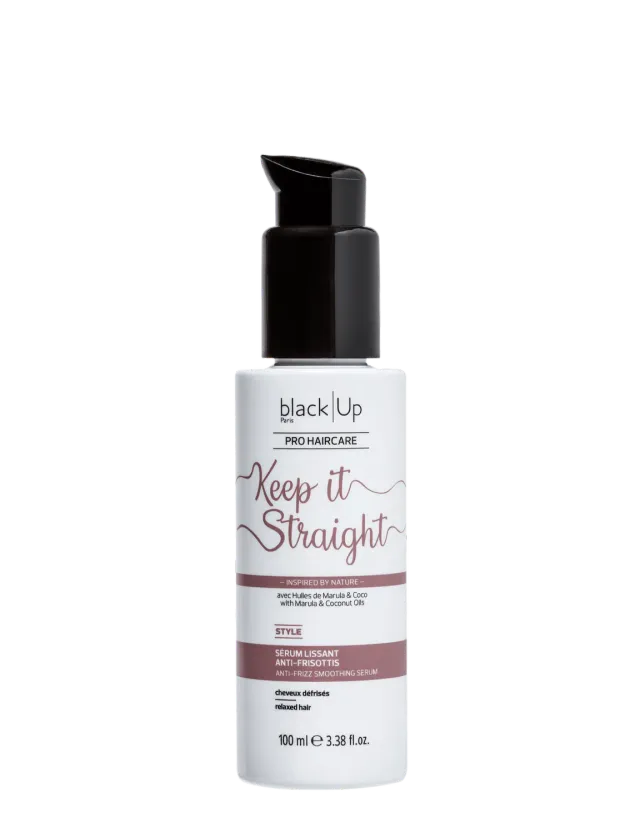 Black Up Keep It Straight sérum lissant anti-frisottis protection chaleur