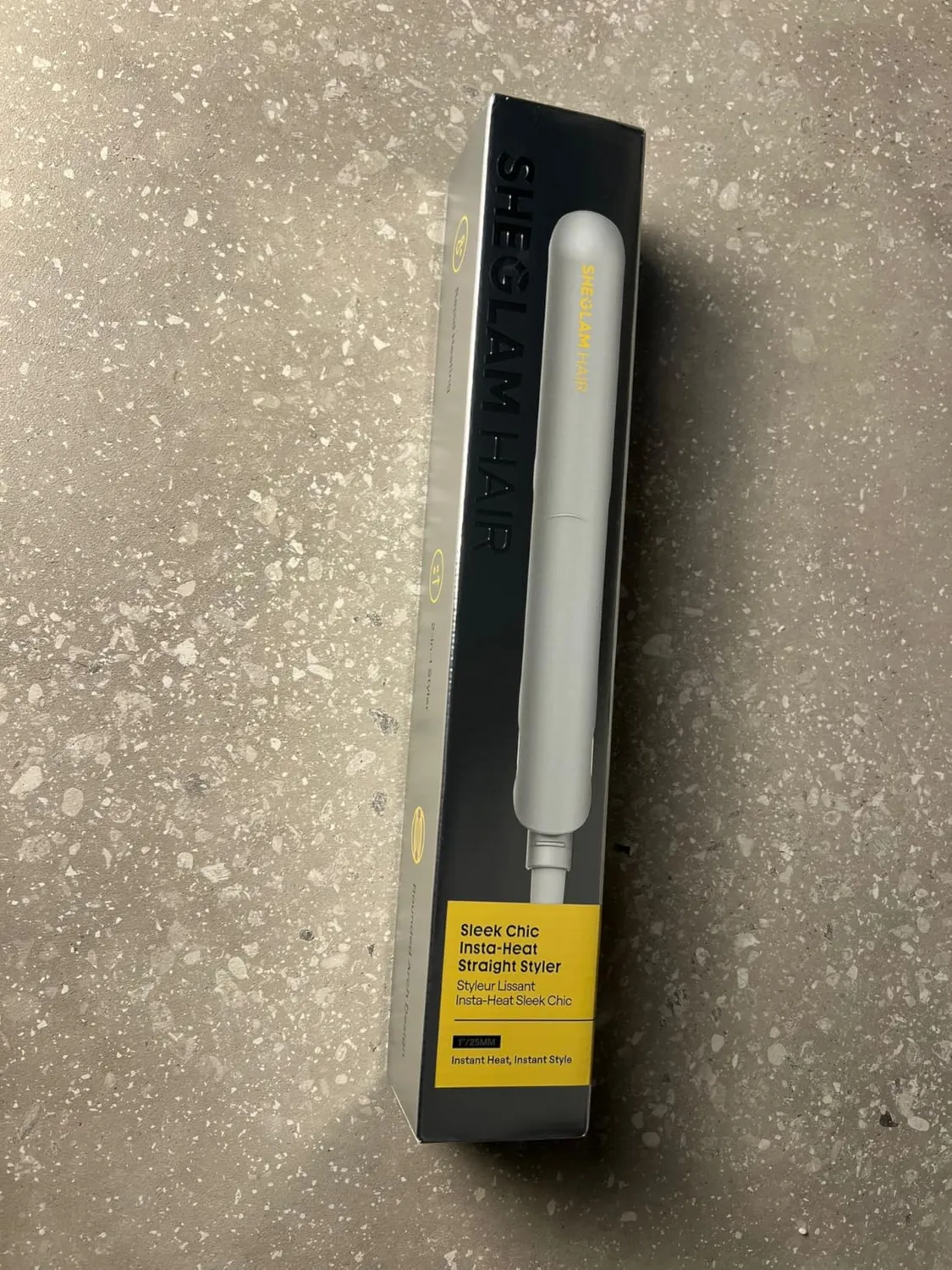 SHEGLAM Lisseur Boucleur 2-en-1 25mm ions négatifs