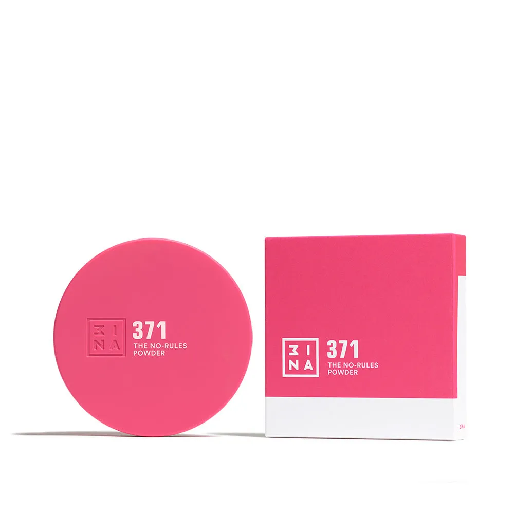 3INA The No-Rules Powder 371 Blush 3-en-1 sans talc