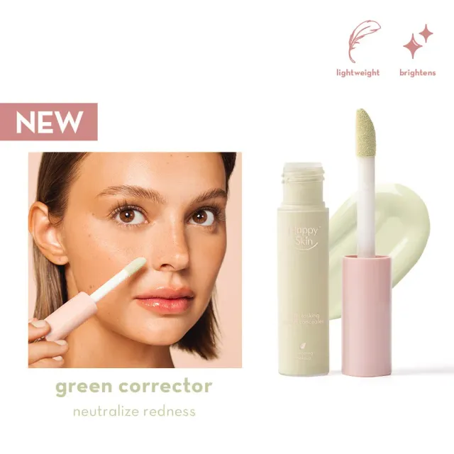 Happy Skin Second Skin Serum anti-cernes correcteur vert hydratant