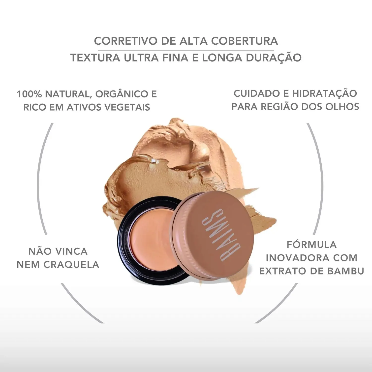 Baims Corretivo Alta Cobertura correcteur haute couverture