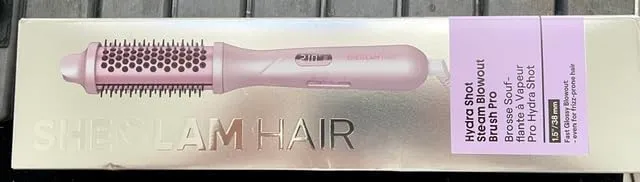 SHEGLAM Brosse Thermique Vapeur brosse 38 mm 4-en-1 lissante