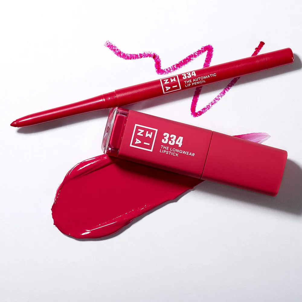 3INA The Longwear Lipstick 334 rouge à lèvres mat 12H