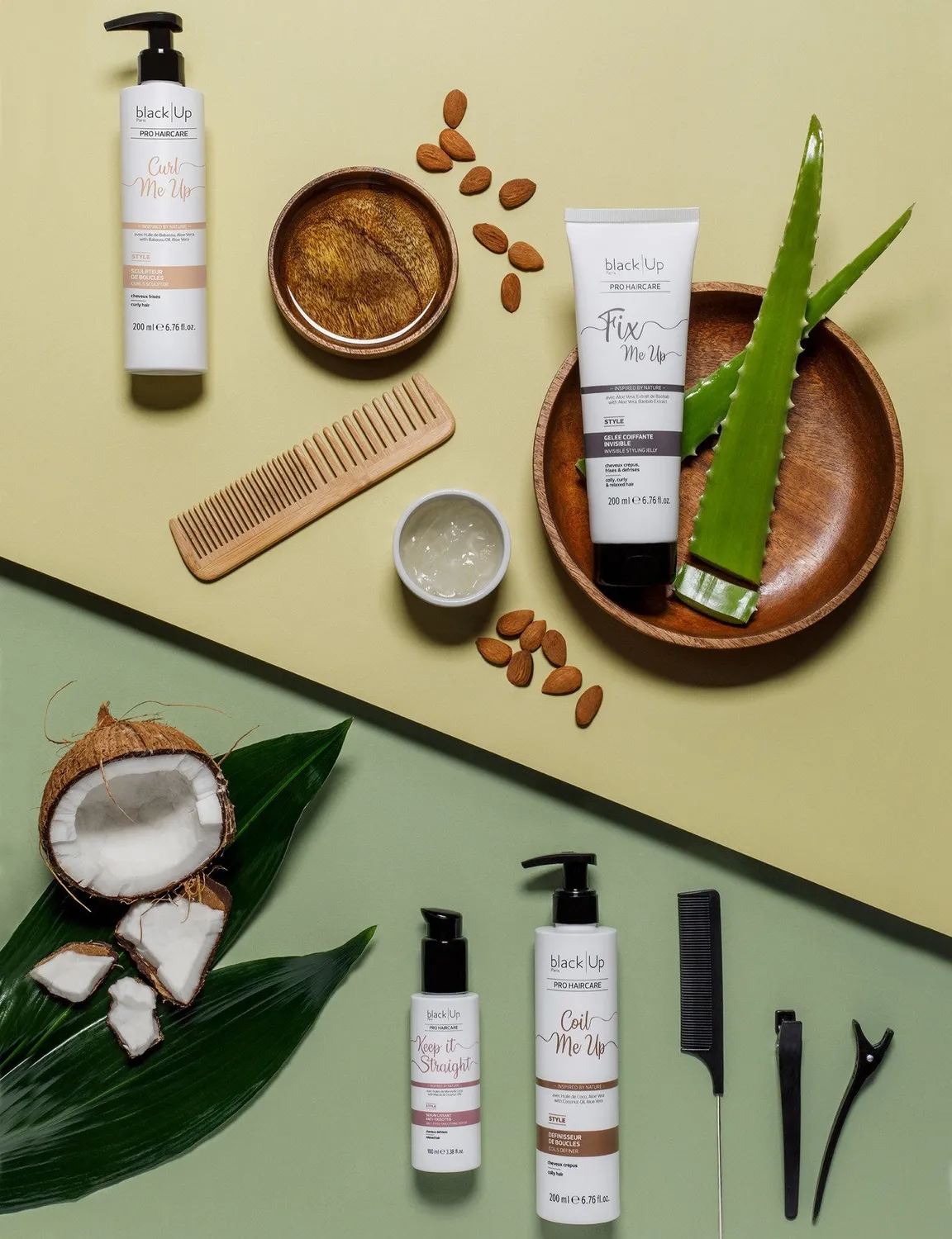 Black Up Fix Me Up gelée coiffante invisible aloe vera