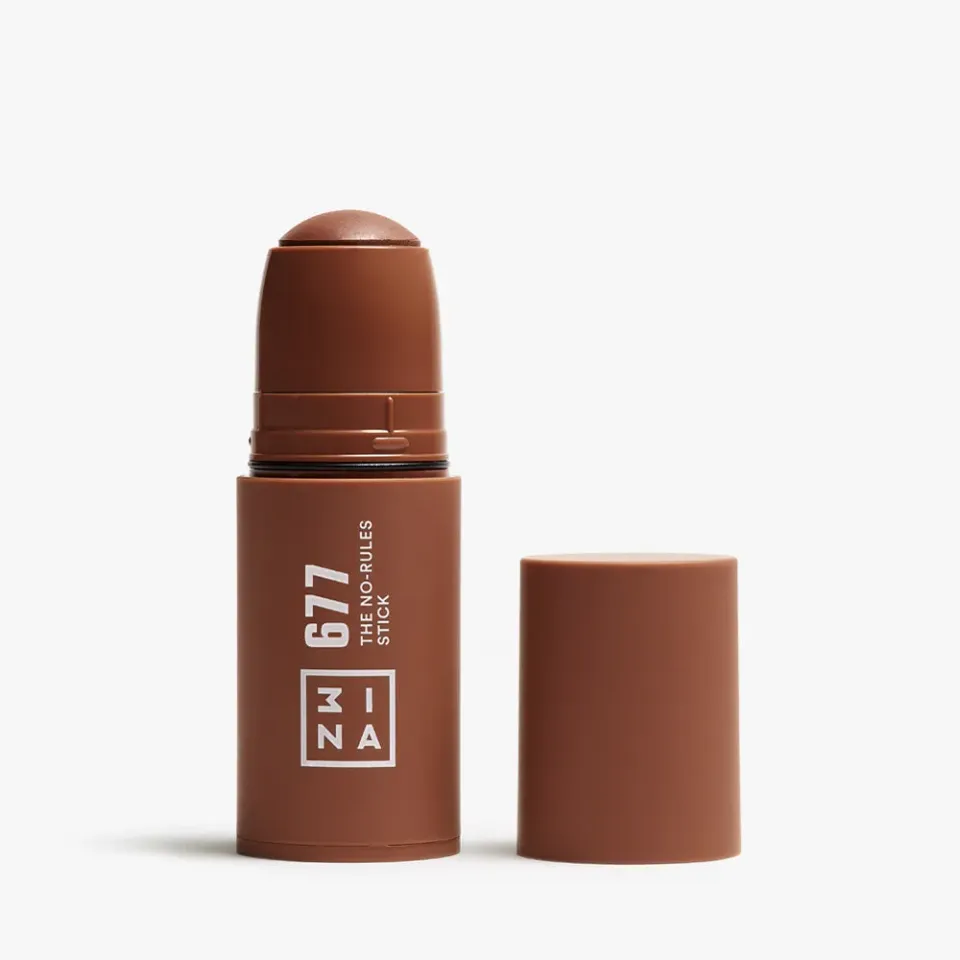 3INA The No-Rules Stick 677 stick blush 3-en-1 crémeux