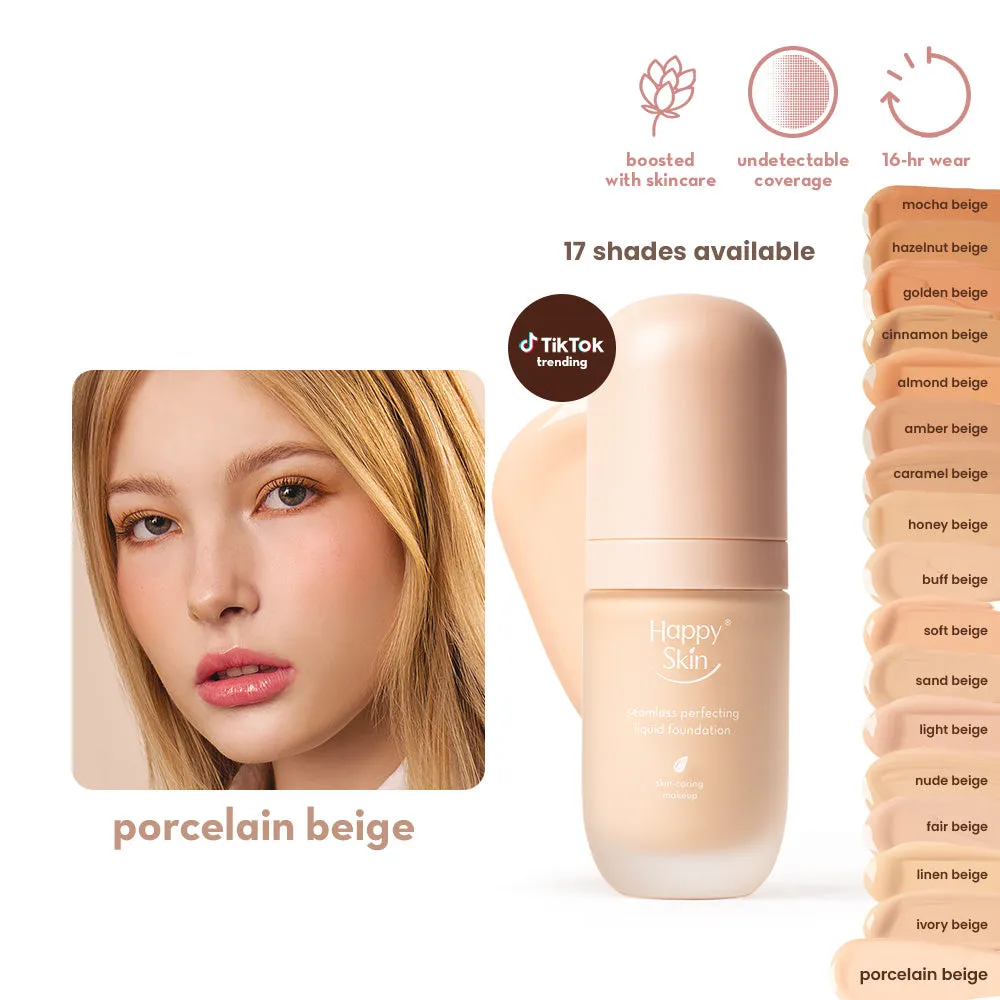 Happy Skin Off Duty fond de teint Porcelain Beige soin