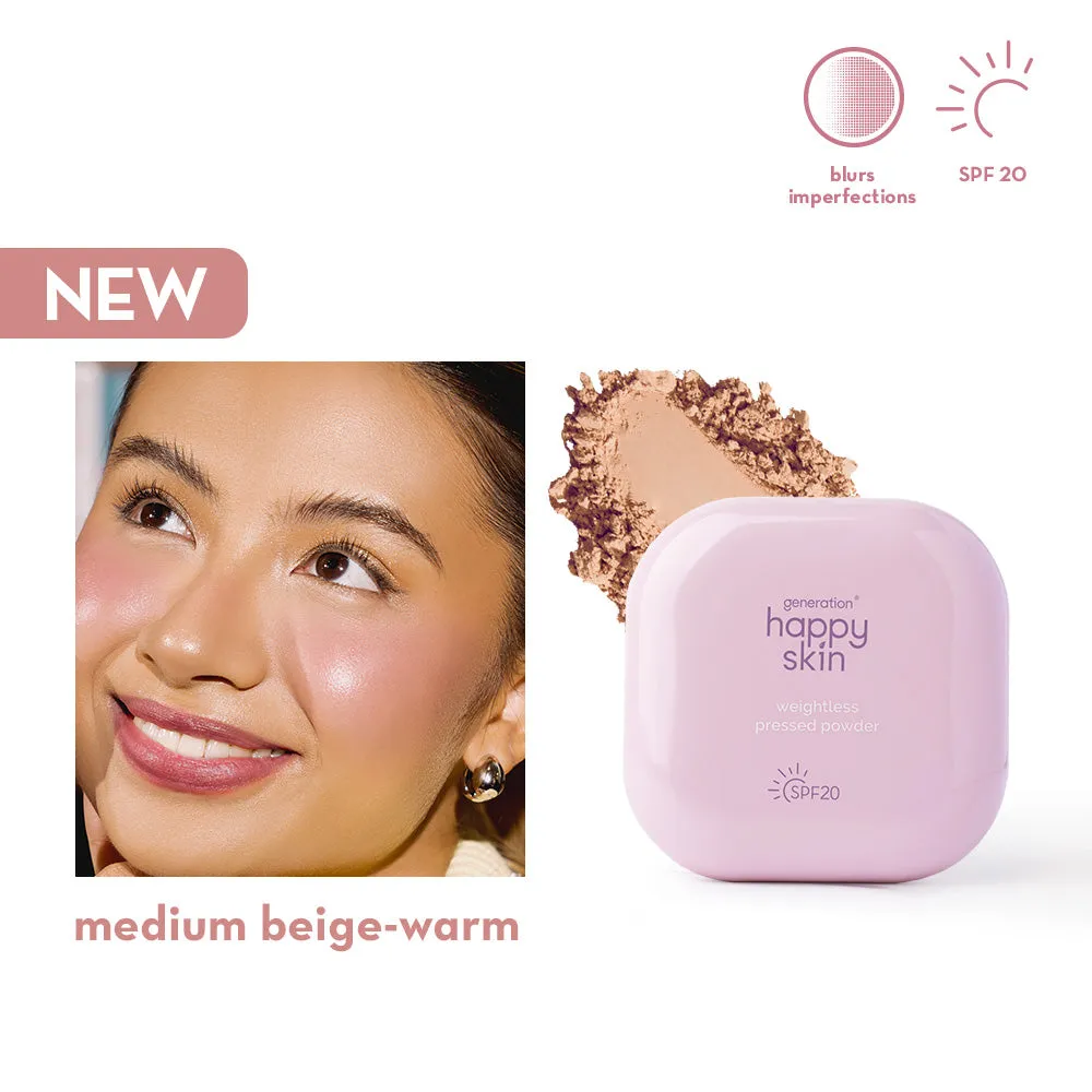 Happy Skin Weightless poudre compacte Light Beige Neutral SPF20