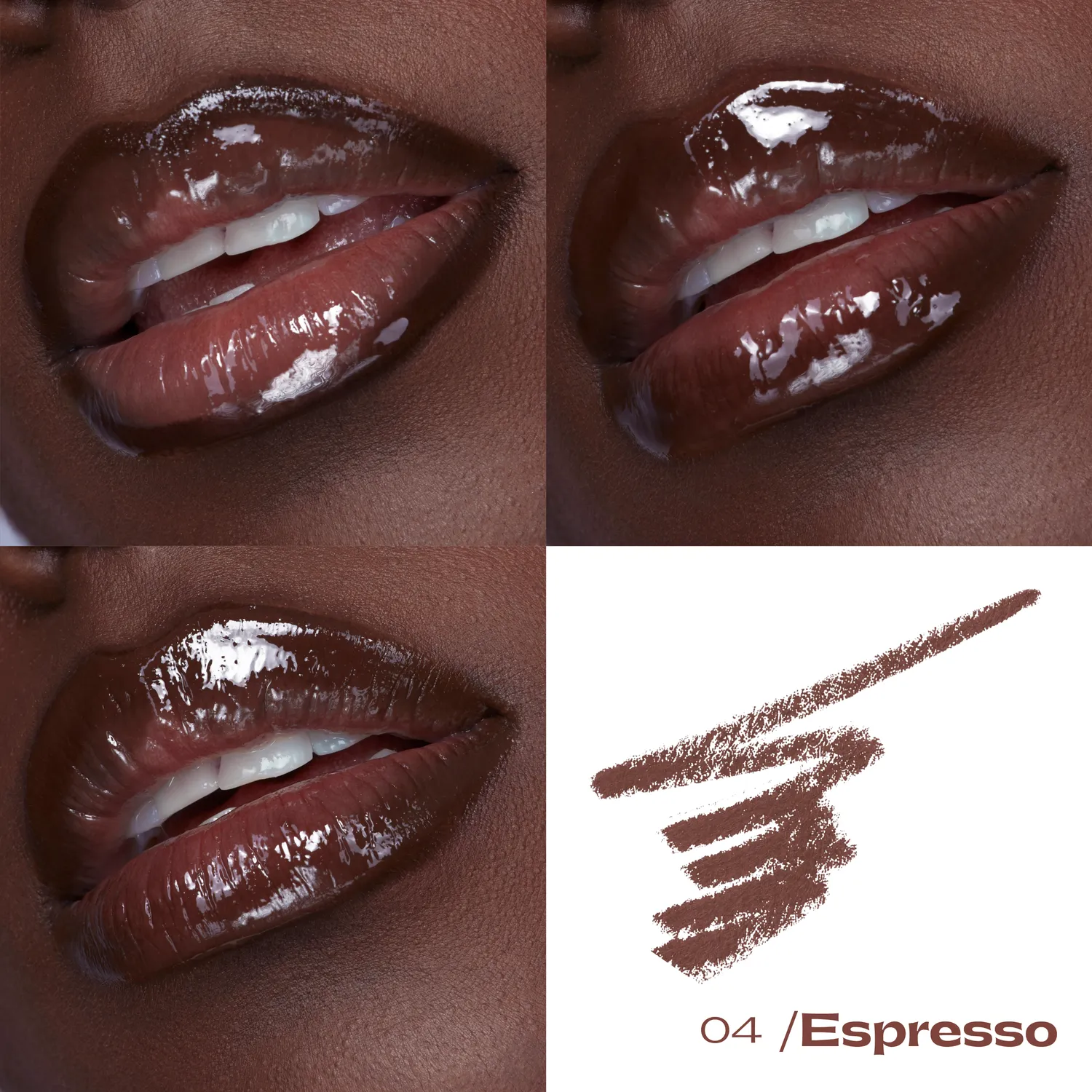 Black Up Lip Locker crayon lèvres espresso mat