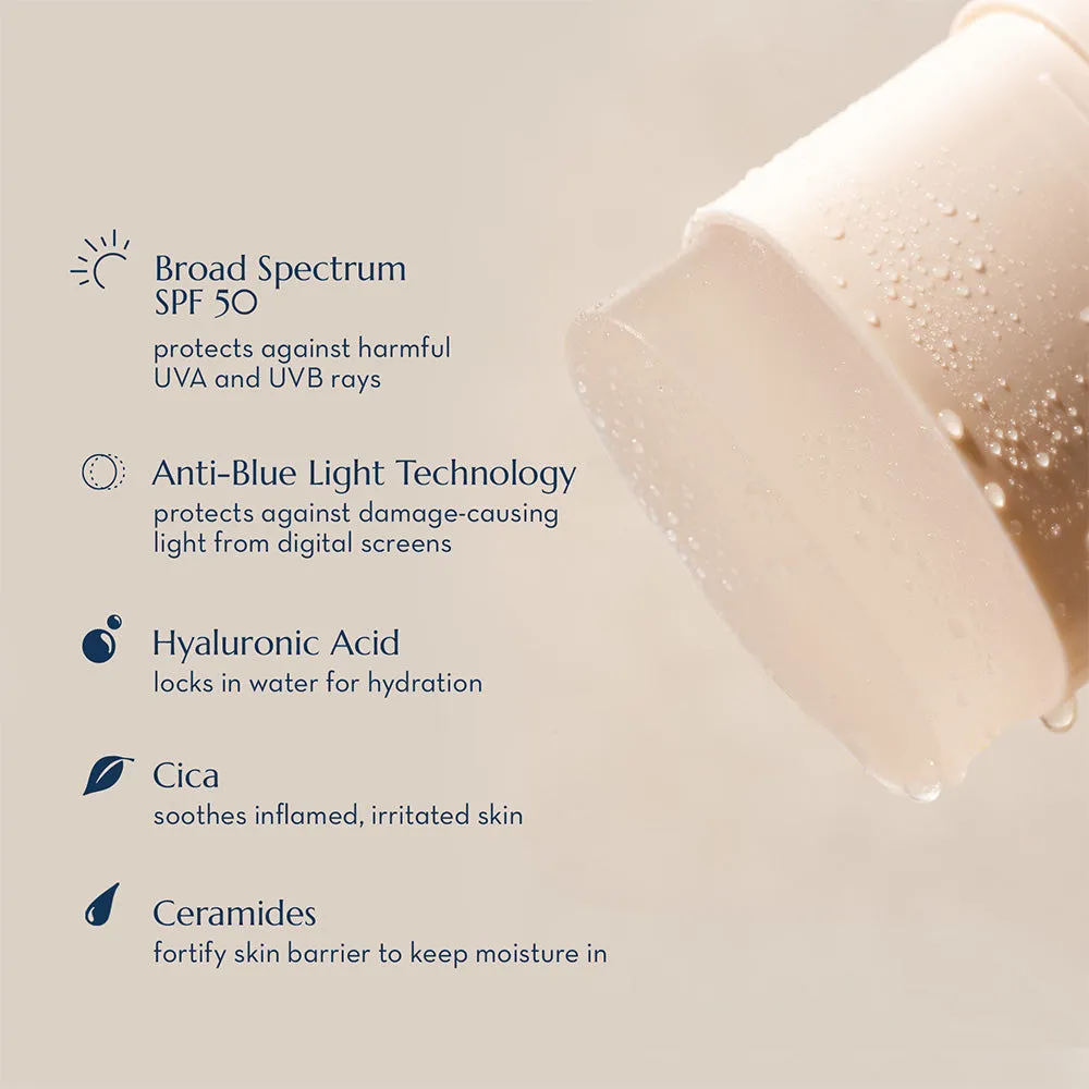 Happy Skin Invisible Sun Stick SPF50 stick solaire transparent
