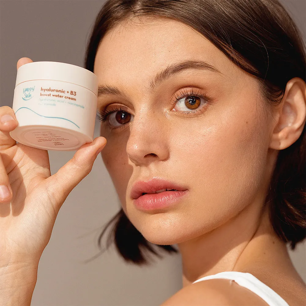 Happy Skin Hyaluronic + B3 crème visage hydratante
