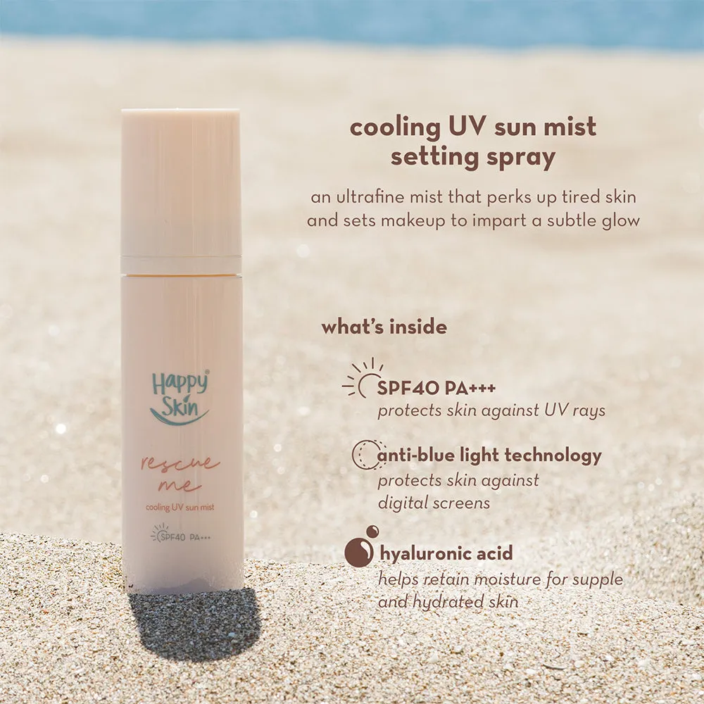 Happy Skin Rescue Me brume solaire SPF40 rafraîchissante