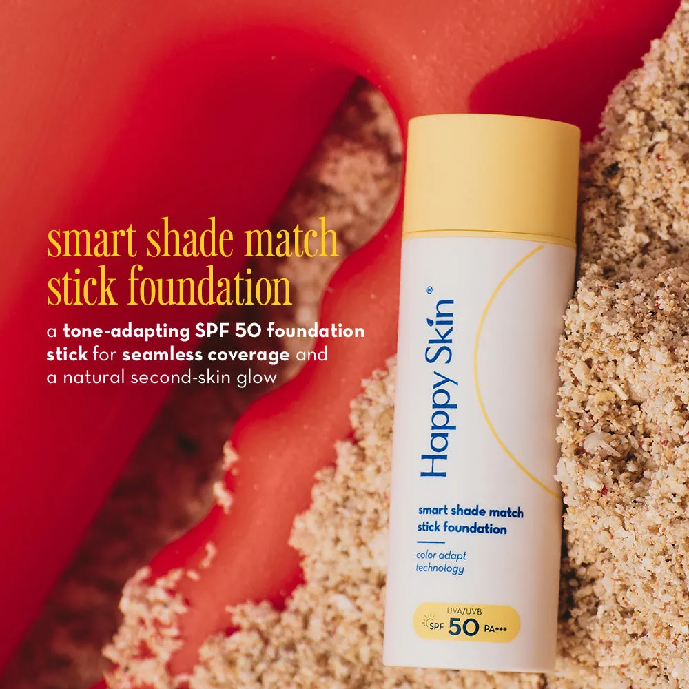 Happy Skin Smart Shade Match Stick fond de teint Light Beige SPF50