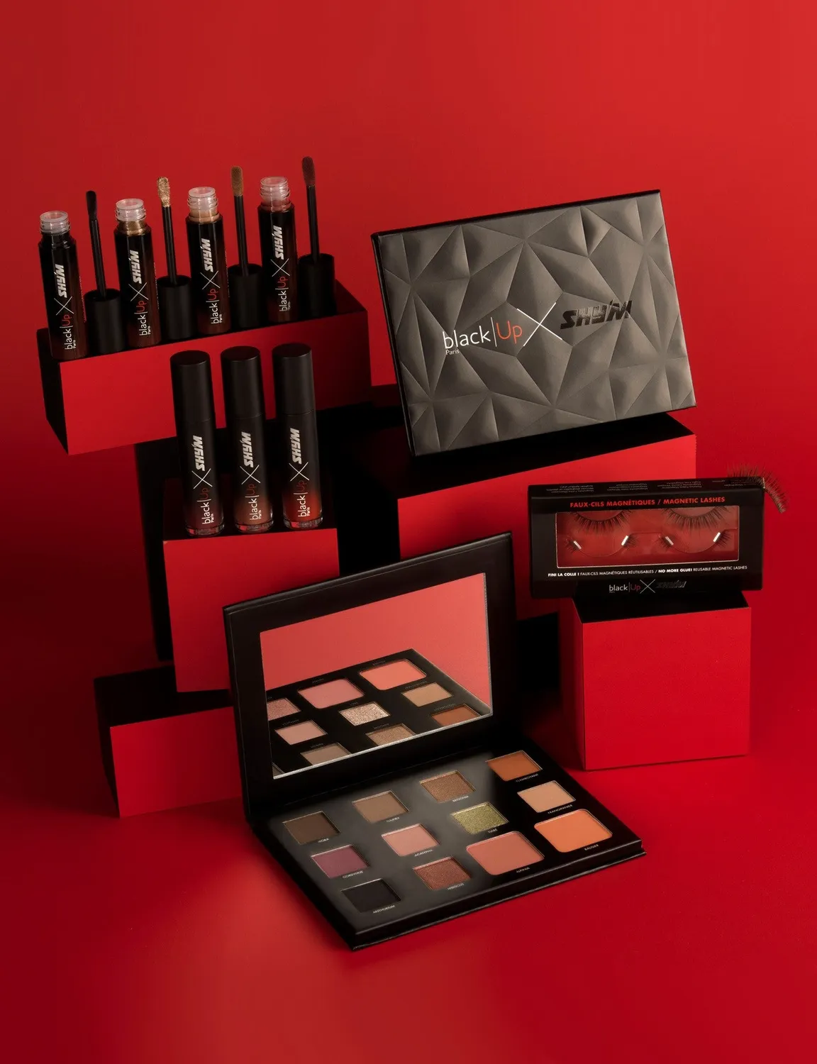 Black Up x Shy'M fard liquide bronze métallique 8h