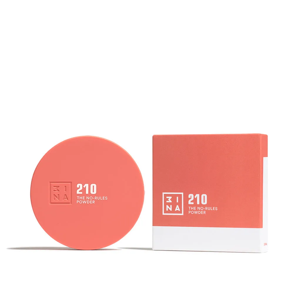 3INA The No-Rules Powder 210 Blush 3-en-1 sans talc