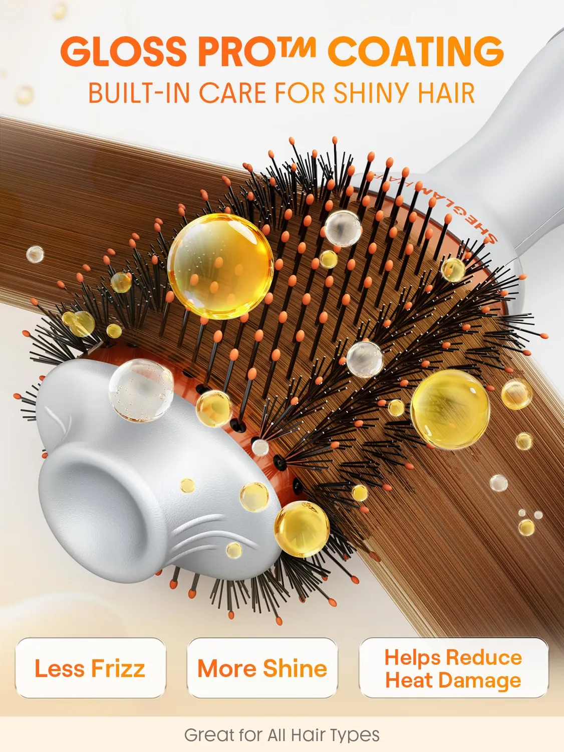SHEGLAM Blowout Bliss brosse à air chaud 4-en-1 61mm 71mm
