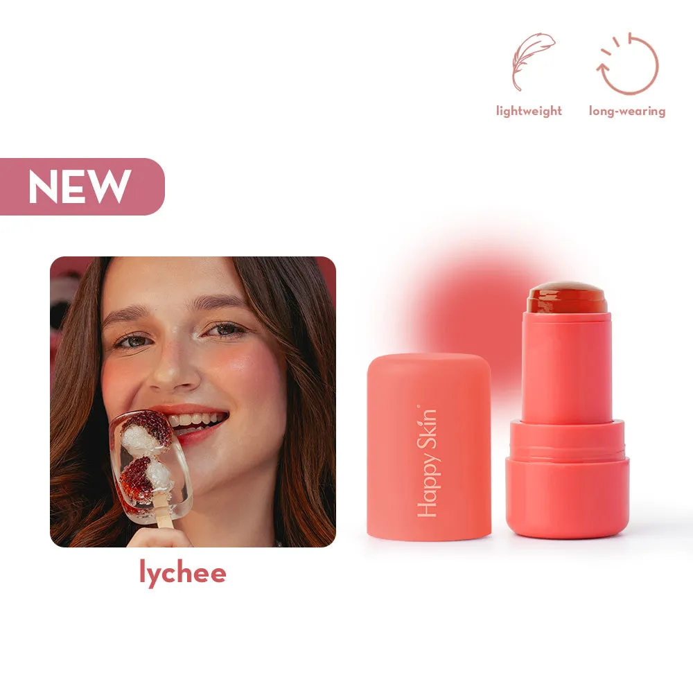 Happy Skin Jelly Blush gel teinte Fig fini frais lumineux