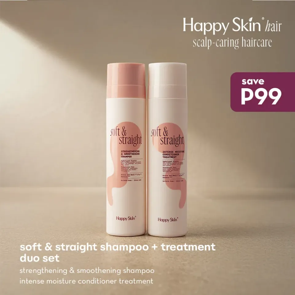 Happy Skin Hair Volume & Bouncy duo shampooing + soin