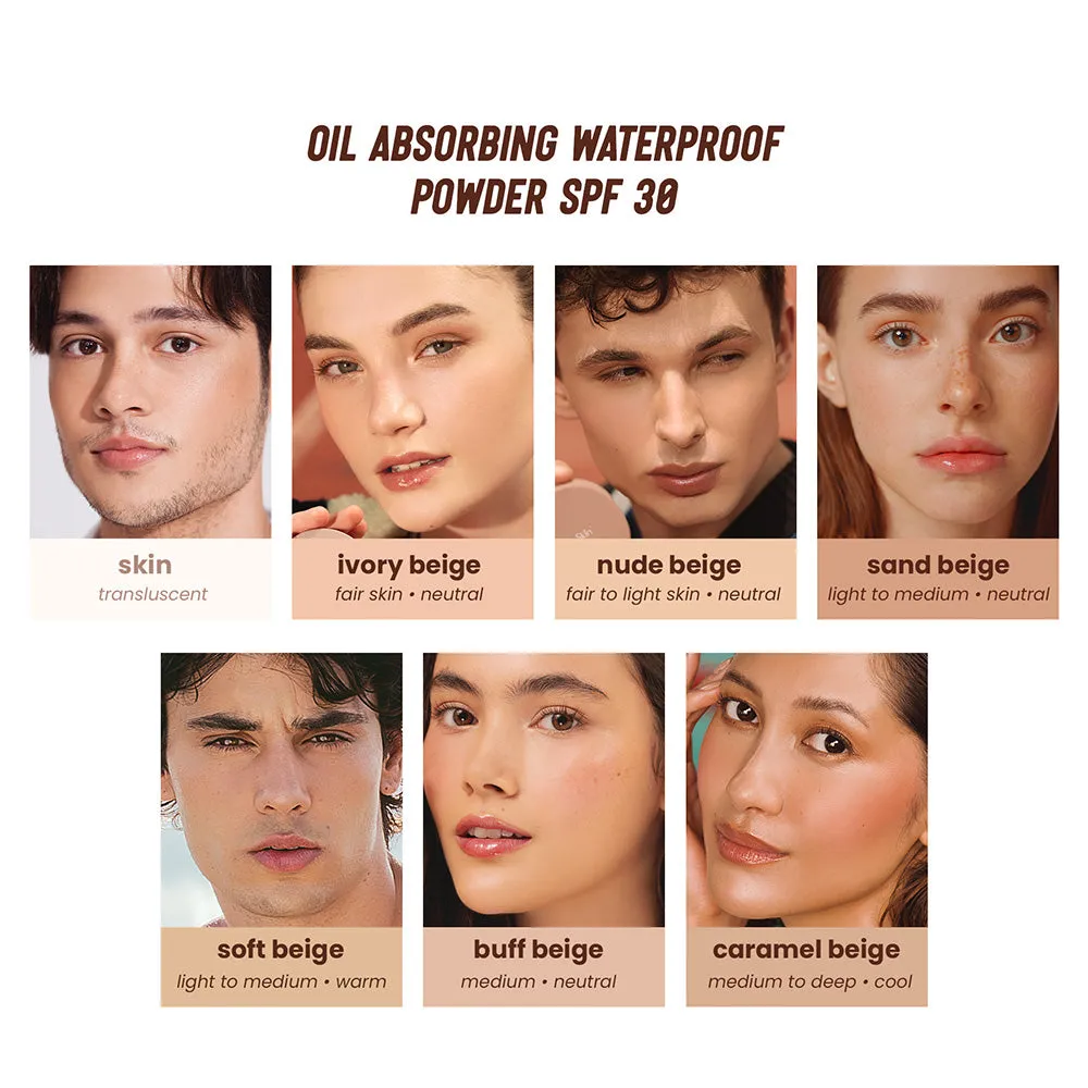 Happy Skin Oil Absorbing Waterproof Powder poudre SPF 30 Skin