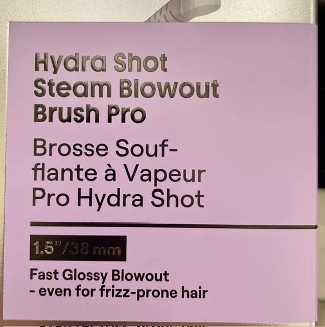 SHEGLAM Brosse Thermique Vapeur brosse 38 mm 4-en-1 lissante