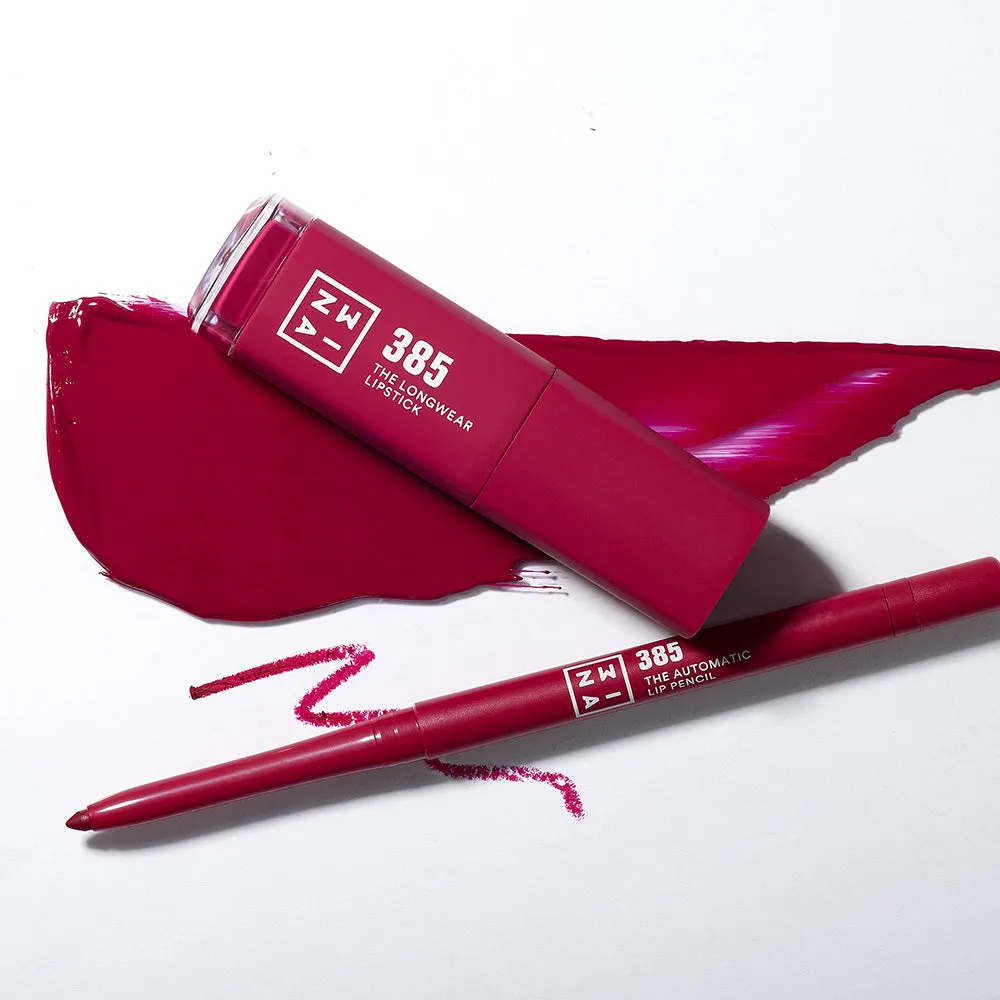 3INA The Longwear Lipstick 385 rouge à lèvres mat 12H