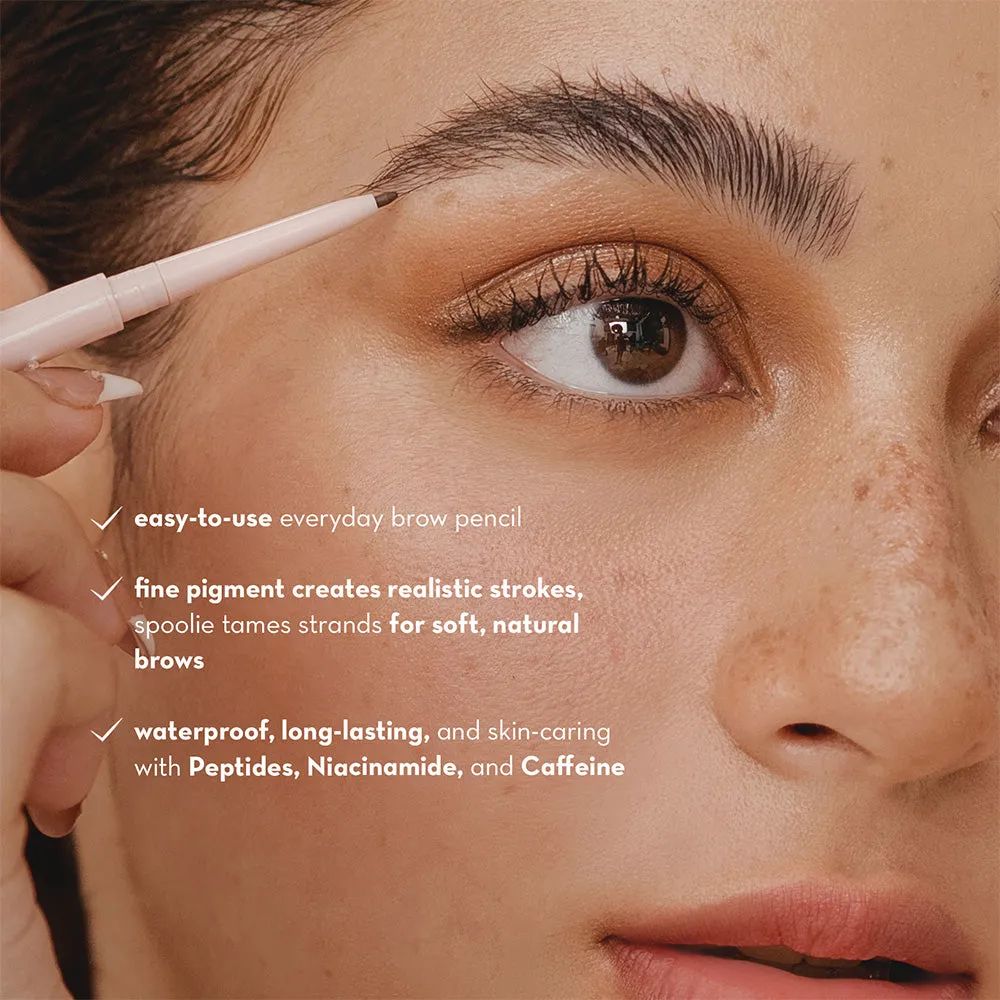 Happy Skin Holy Grail crayon sourcils Natural Brown waterproof