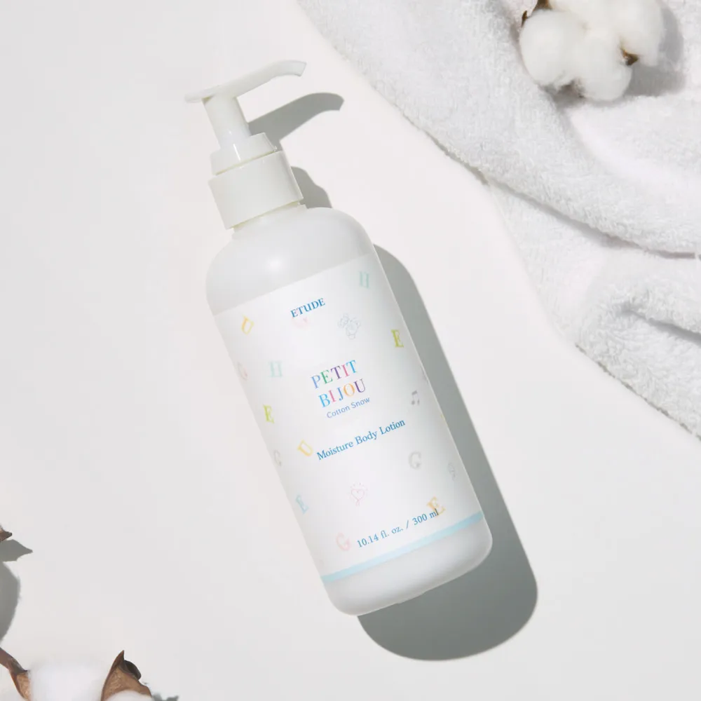Etude Petit Bijou Cotton Snow lait corps 300ml poudreux