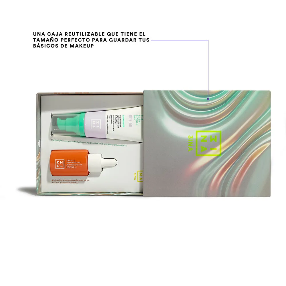 3INA Partners in Crime Kit kit soin vitamine C SPF50 éclat