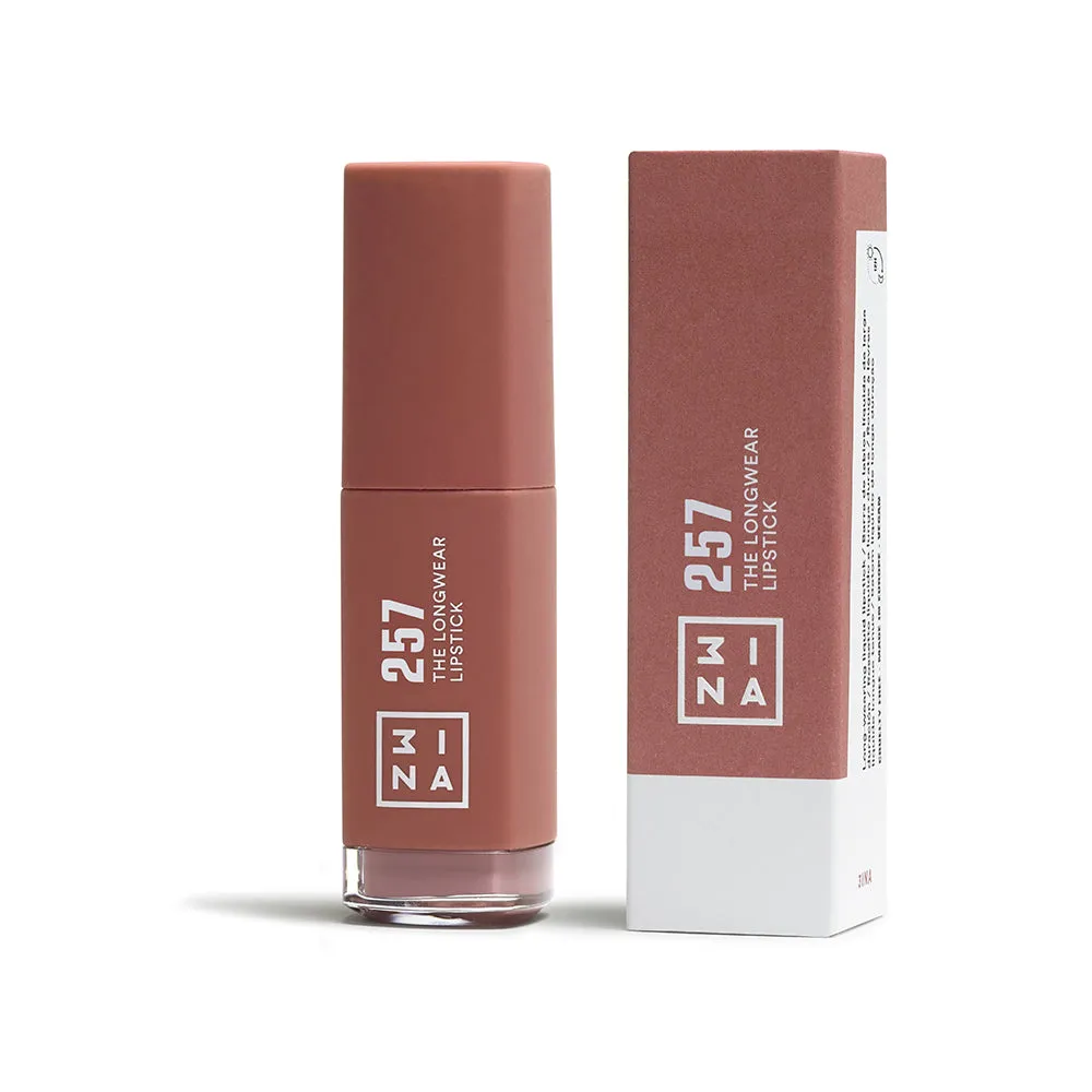 3INA The Longwear Lipstick 257 rouge à lèvres liquide mat 12h