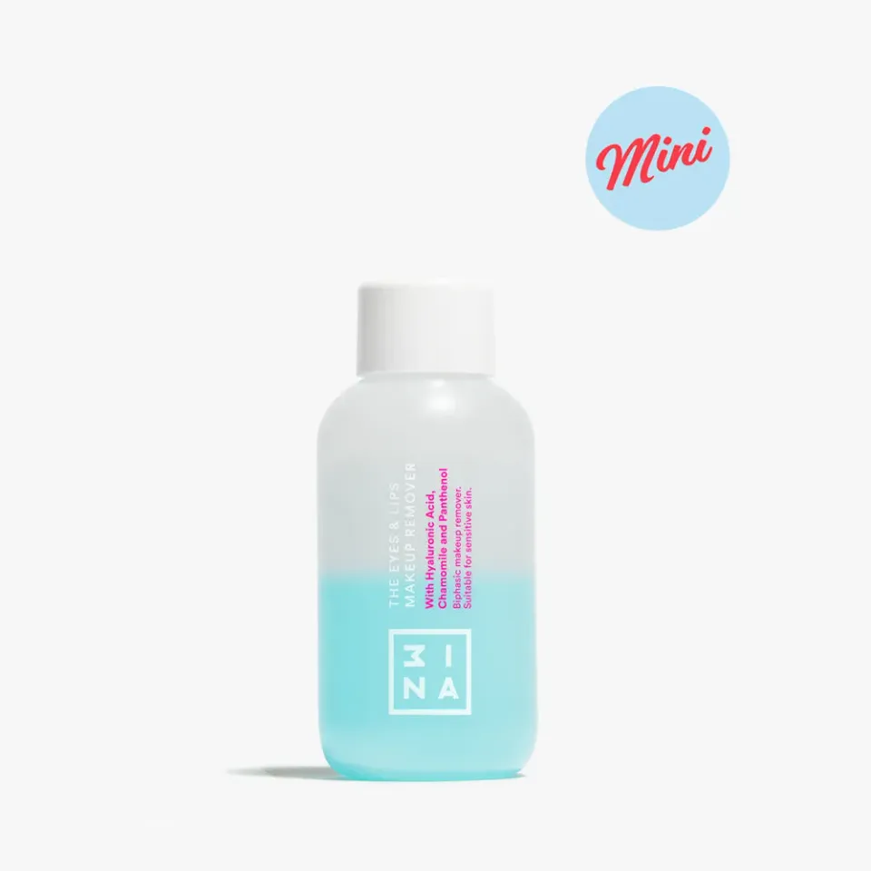 3INA Eyes & Lips Remover mini démaquillant biphasé