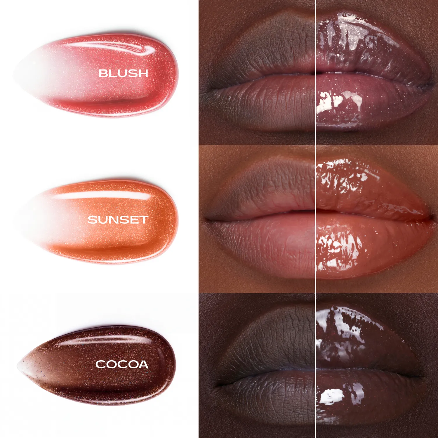 Black Up Glowry Gloss Sunset gloss lumineux
