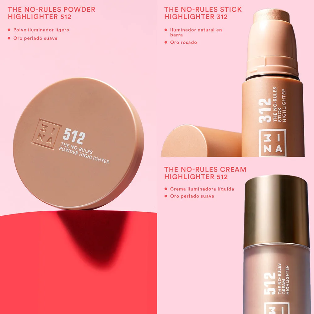 3INA The No-Rules Powder 512 highlighter poudre éclat