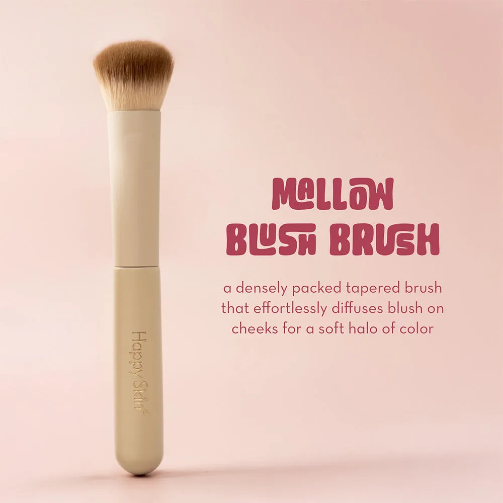 Happy Skin Mallow Pinceau Blush rose fibres vegan