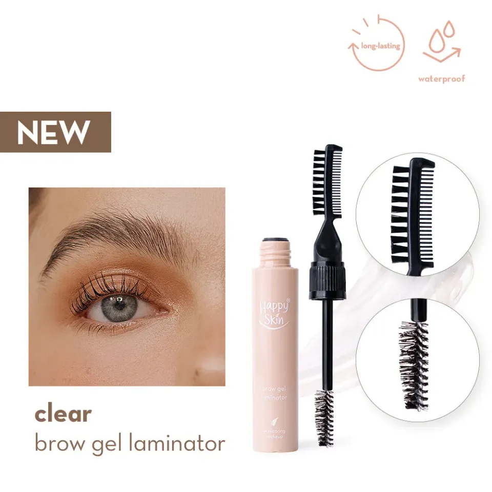 Happy Skin Holy Grail Brow Gel Laminator gel sourcils waterproof