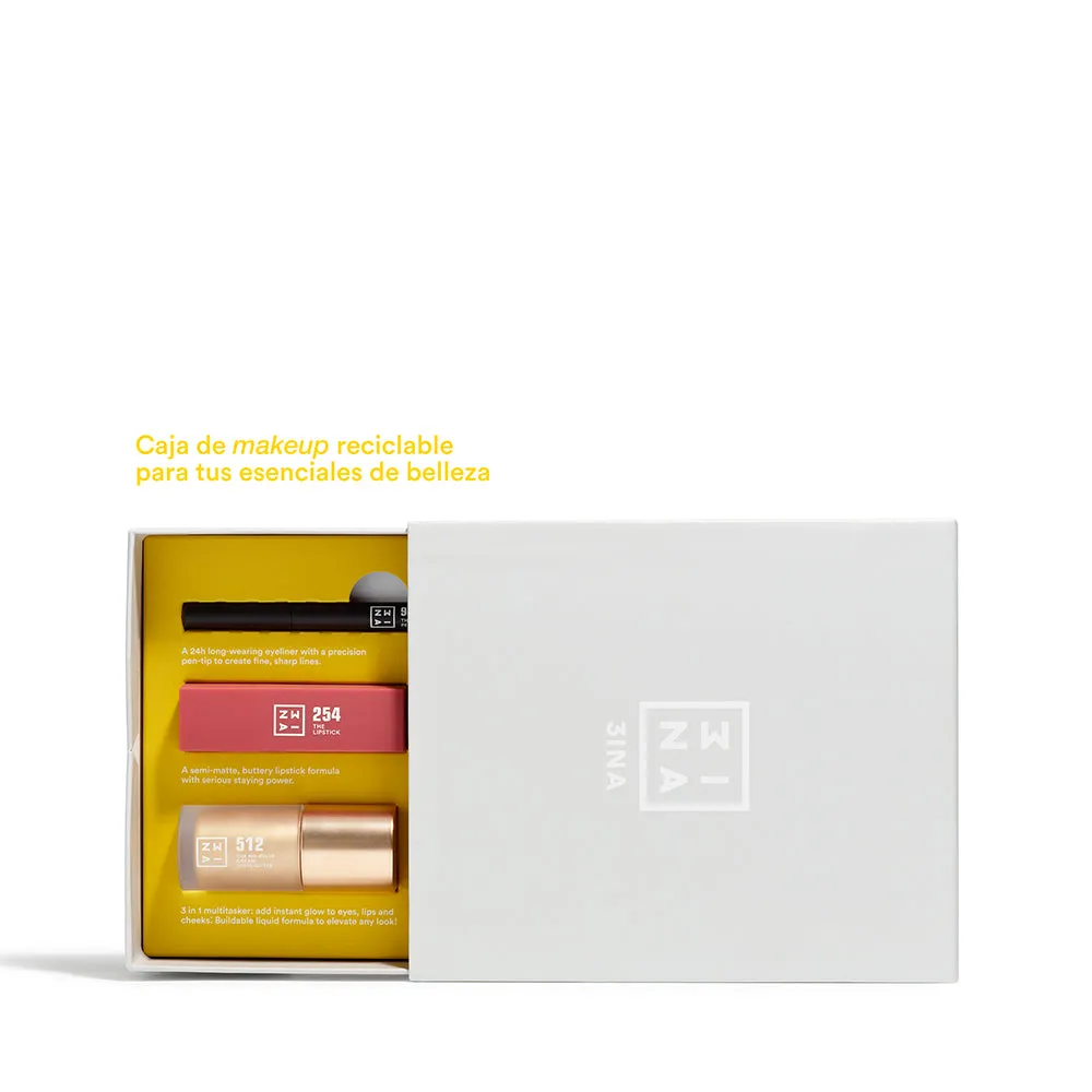 3INA Shine O'Clock kit maquillage éclat 3 pièces