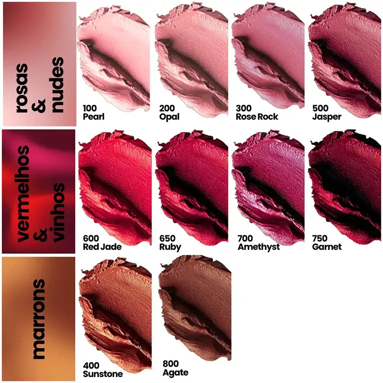 Baims Lipstick recharge rouge à lèvres fini satiné