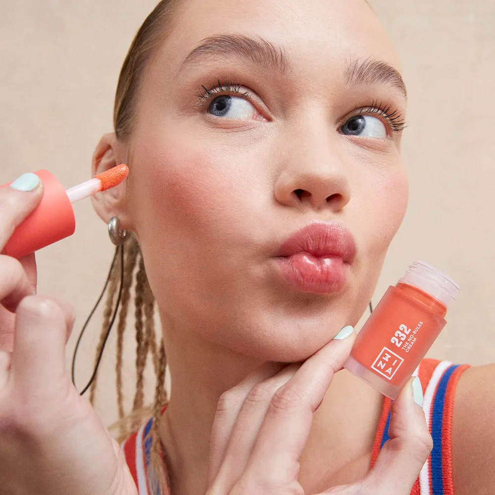 3INA The No-Rules Cream 232 blush crème effet naturel