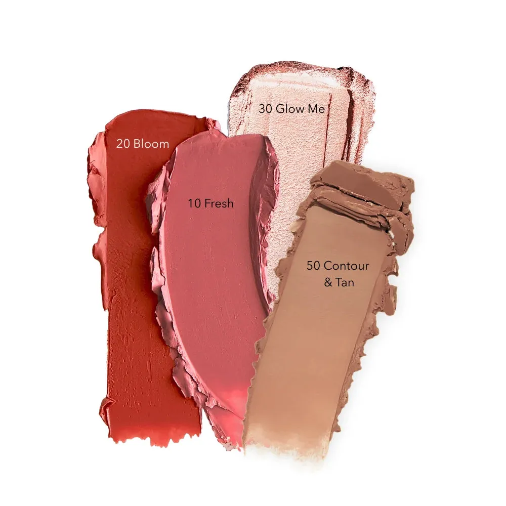 Baims Minimalist Pot 3-en-1 fard blush bio vitamine E