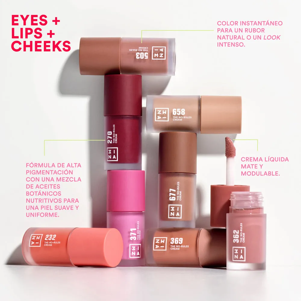 3INA The No-Rules Cream 677 blush crème mat