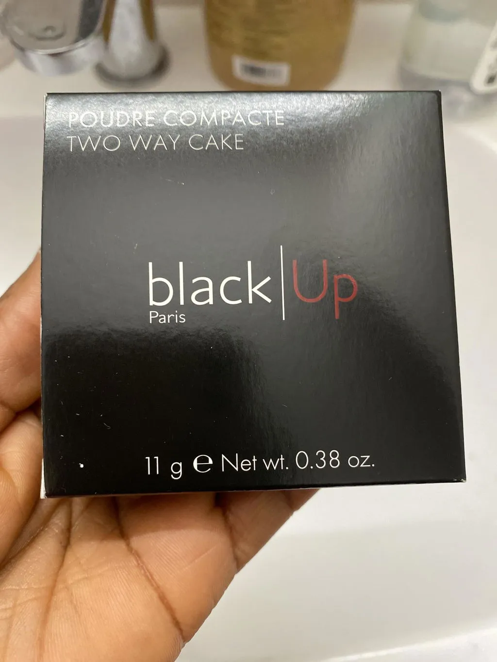 Black Up Two Way Cake poudre compacte fini mat velouté