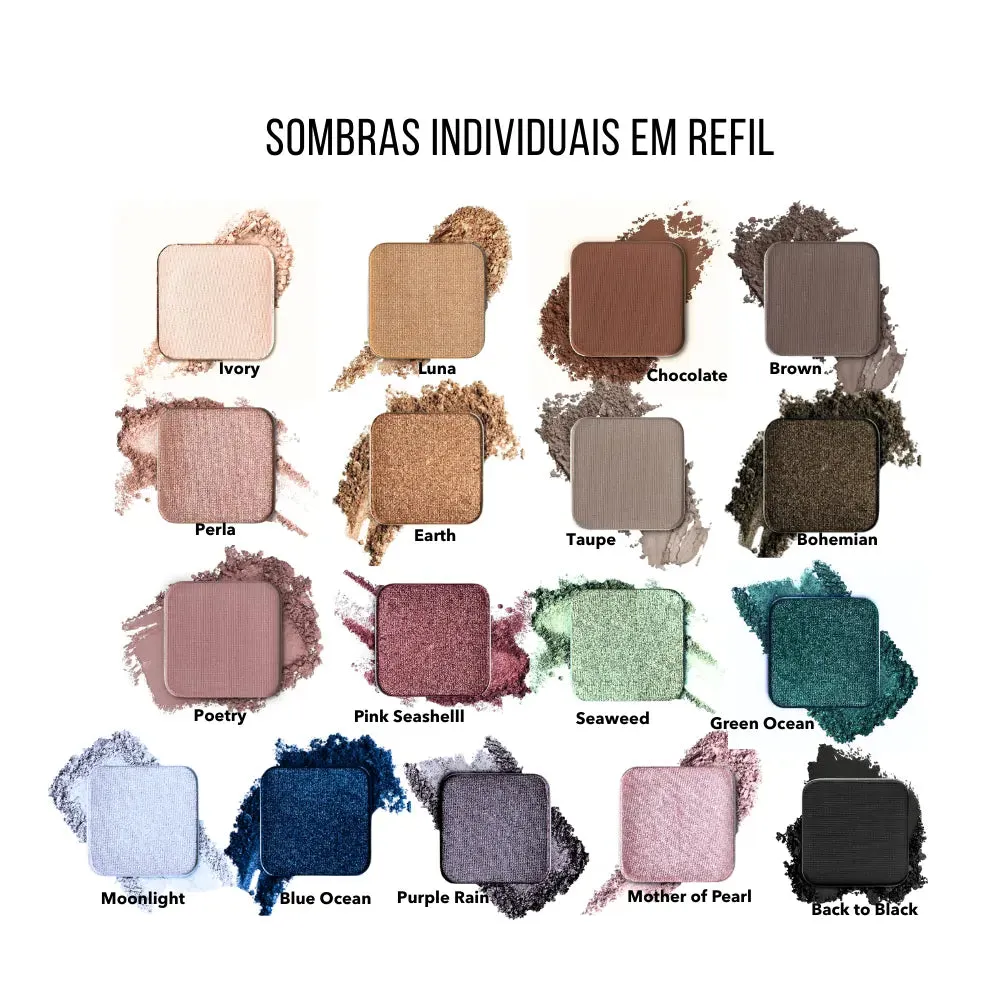 Baims Quad Palette palette vide 4 fards bambou