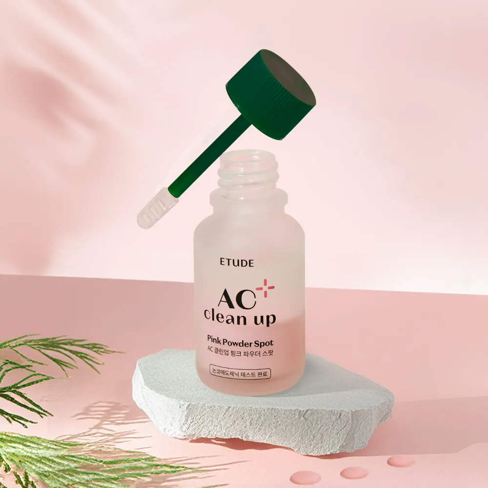 ETUDE AC Clean Up Pink Powder soin local boutons calamine 15 ml