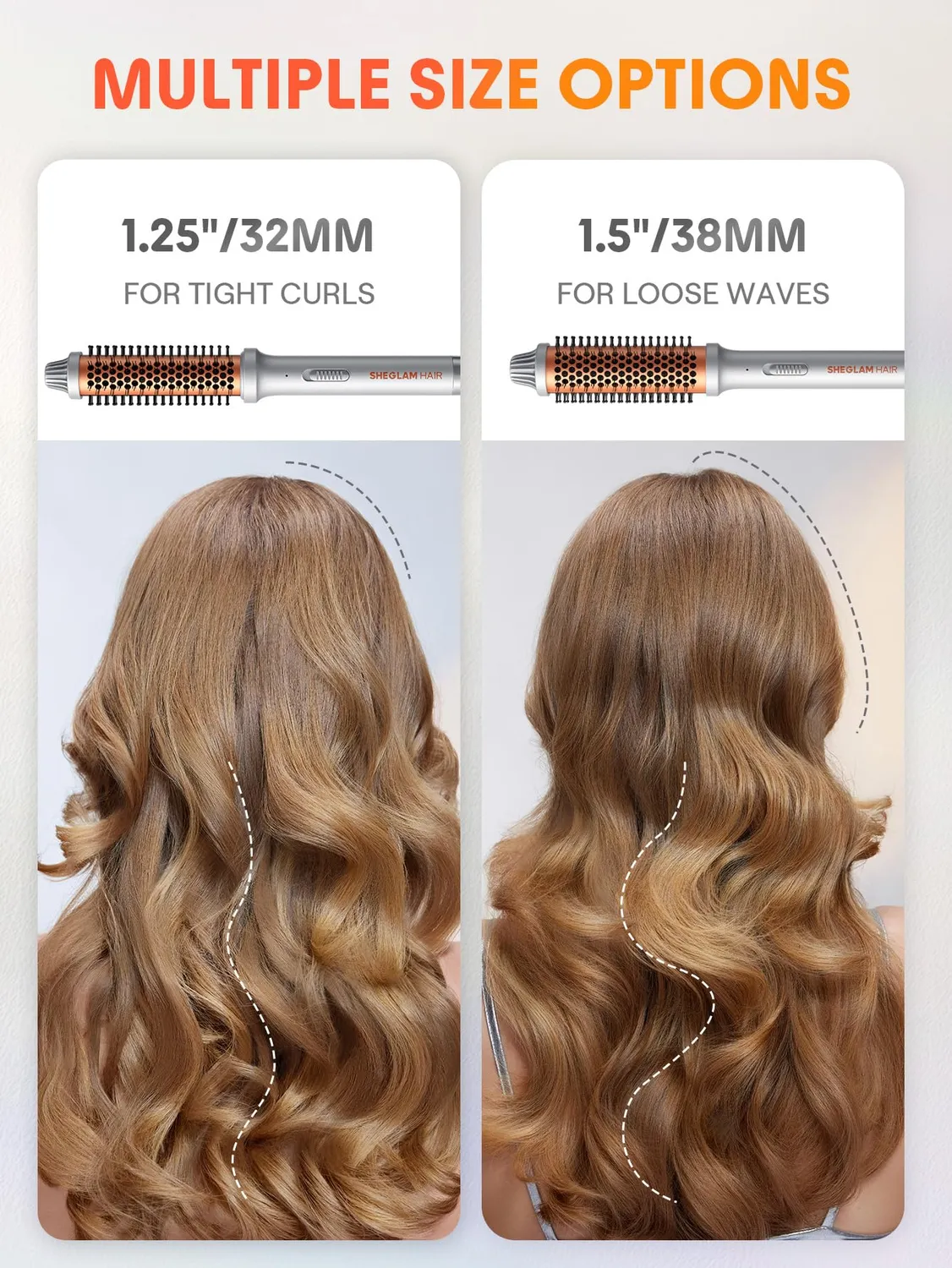 SHEGLAM It-Curl 38 mm brosse à air chaud volume