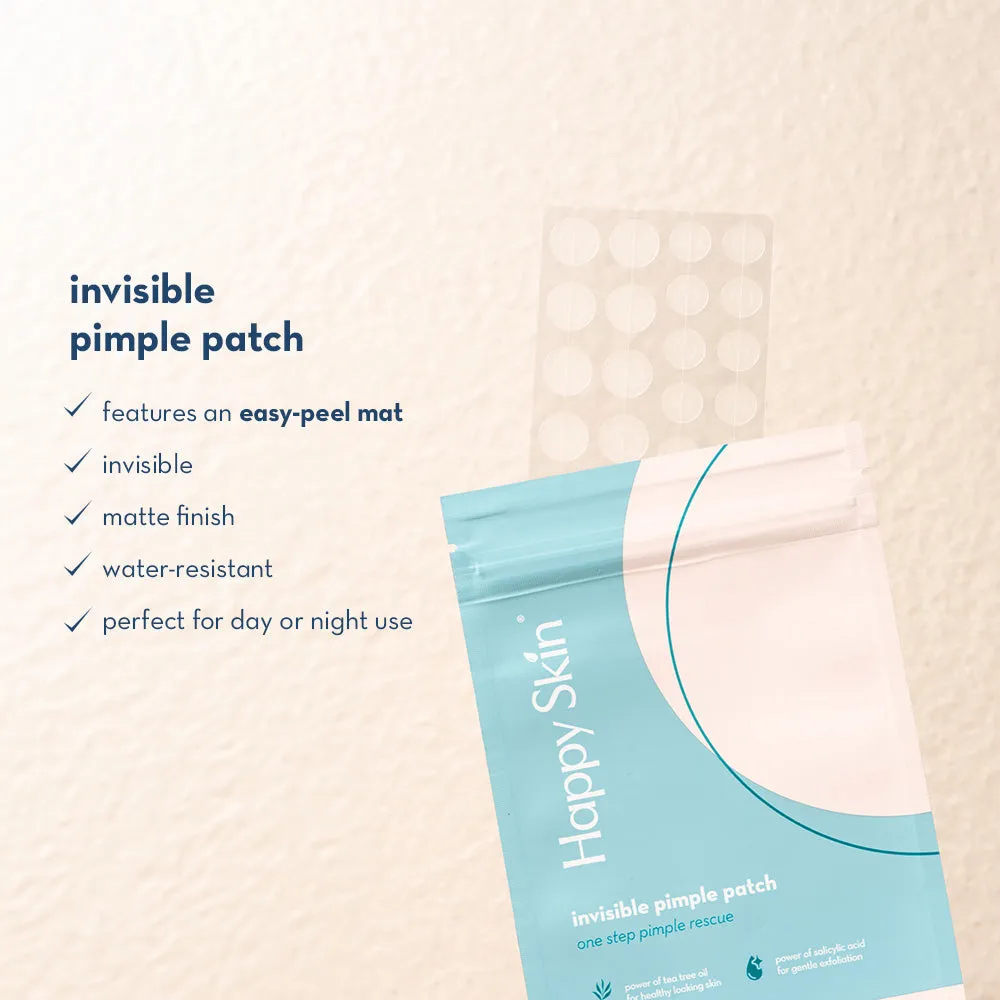 Happy Skin Invisible Pimple Patch patch bouton cica discret